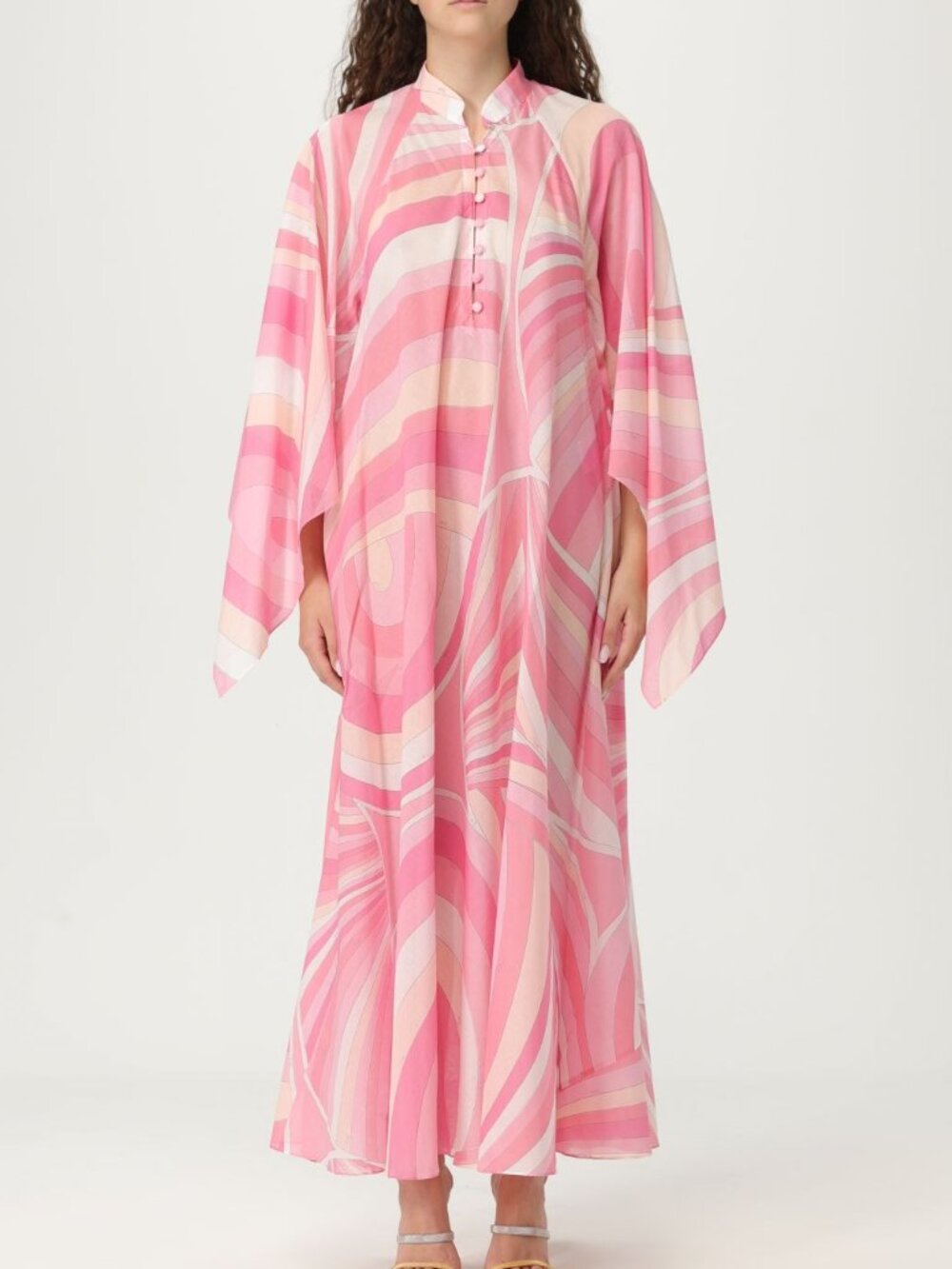 Emilio Pucci Iride cotton muslin print kaftan